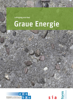 Graue Energie - Eco-Bau
