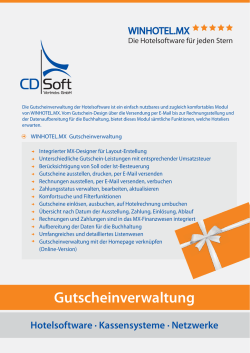 Gutscheinverwaltung