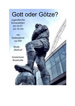 Jugo Donaustetten Gott oder G&ouml;tze?