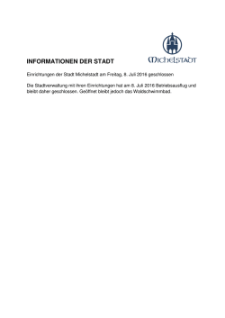 informationen der stadt