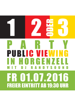 IN HORGENZELL IC VIEWING