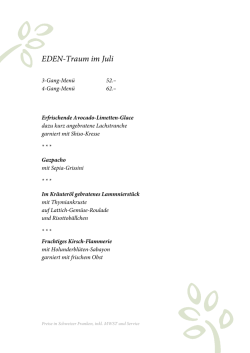 EDEN-Traum im Juli - Hotel EDEN im Park