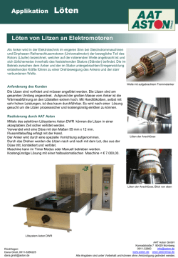 Löten - AAT Aston GmbH