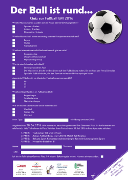 Der Ball ist rund