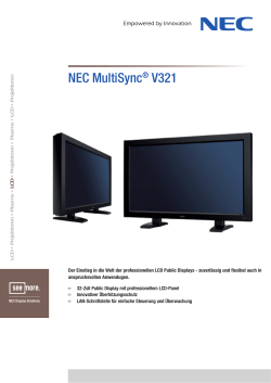 NEC MultiSync® V321