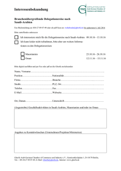 Interessenbekundung