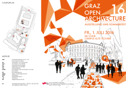 Programm des Architekturfests