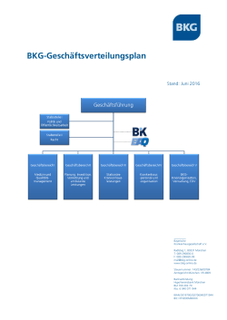 BKG-Geschäftsverteilungsplan