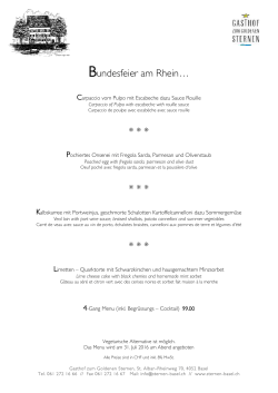 Bundesfeier am Rhein… - Restaurant zum Goldenen Sternen Basel
