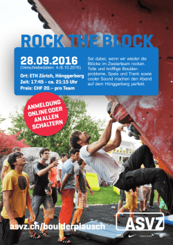 rock the block 28.09.2016 - ASVZ