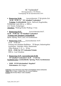 Donnerstag 26.06.