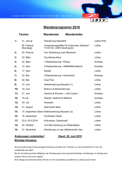 Jahres&uuml;bersicht 201