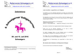 Reiterverein Schwaigern eV - Voltigieren Baden