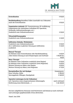 Honorarliste