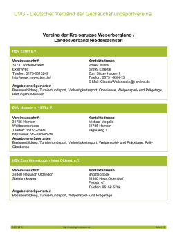 DVG - Deutscher Verband der Gebrauchshundsportvereine