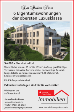 Immobilien Anzeige - Sparkasse Pforzheim Calw
