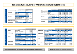 Fahrplan für die Maximilianschule Rütenbrock, PDF