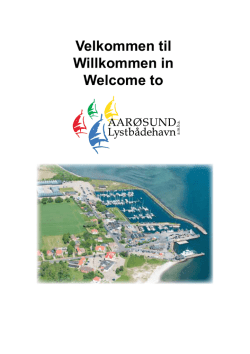 havnefolder - Velkommen til Aar&oslash;sund Lystb&aring;dehavn