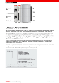 CX1020 | CPU
