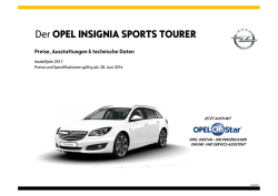 Der OPEL INSIGNIA SPORTS TOURER