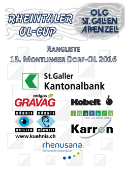 13. Montlinger Dorf-OL: Rangliste