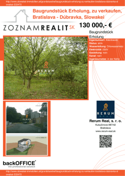 Druck - Immobilien der Slowakei