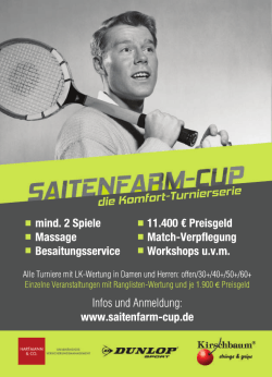 Saitenfarm-Cup - SG Kaarst e.V.