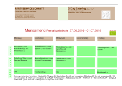 Juli - Partyservice Schmitt