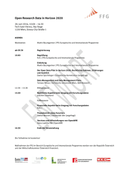 Draft Agenda