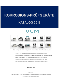 Korrosion Katalog 2016