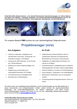 Projektmanager (m/w) - RF and Microwave Jobs in Europe