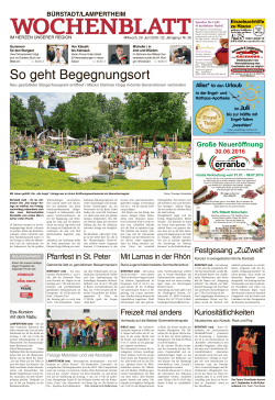 Ried Wochenblatt vom 29.06.2016