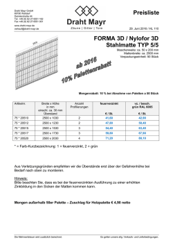 Forma 3D - Draht Mayr Dielheim