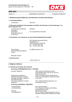 OKS 2521 - OKS Spezialschmierstoffe GmbH