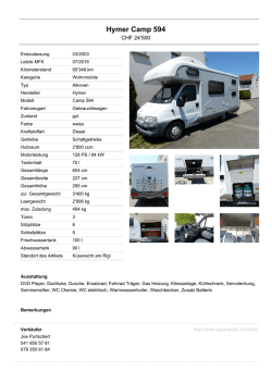 Hymer Camp 594
