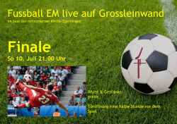 Fussball EM live auf Grossleinwand - ref
