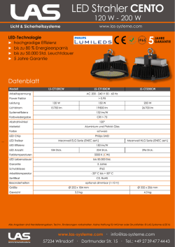 LED Strahler CENTO - LAS