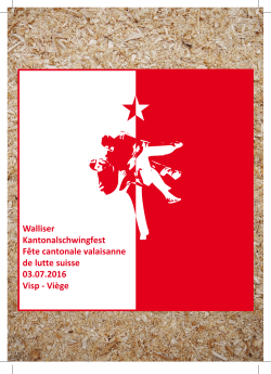 Walliser Kantonalschwingfest Fête cantonale valaisanne de