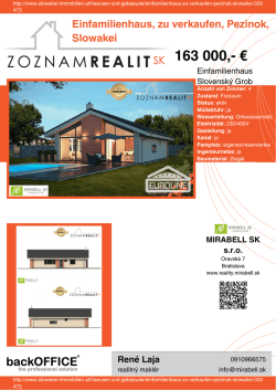 Druck - Immobilien der Slowakei