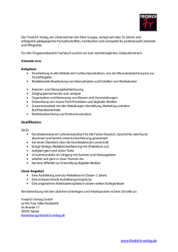 Stellenangebot als PDF 176 KB