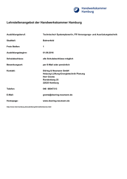Lehrstellenangebot als PDF öffnen