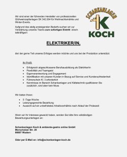 ELEKTRIKER/IN,