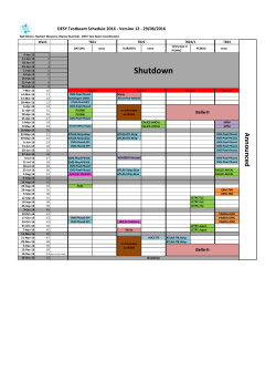 Schedule 2016