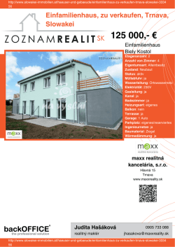 Druck - Immobilien der Slowakei