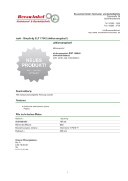 Iseki - Simplicity ELT 17542 (Aktionsangebot!)