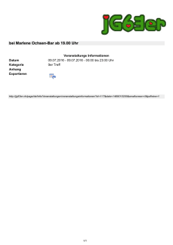 Jahrg&auml;ngerverein | bei Marlene Ochsen