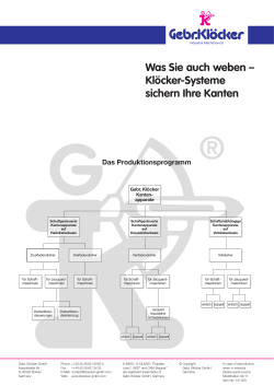 PDF - Gebrüder Klöcker GmbH