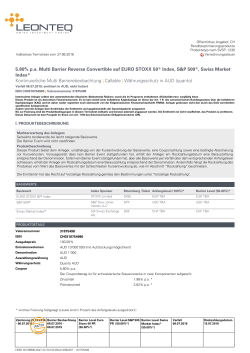 5.80% p.a. Multi Barrier Reverse Convertible auf EURO STOXX 50