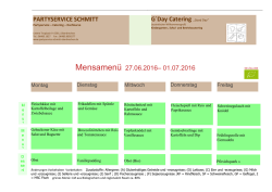 Juli - Partyservice Schmitt