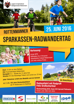 Sparkassen-Radwandertag - Stadtgemeinde Rottenmann